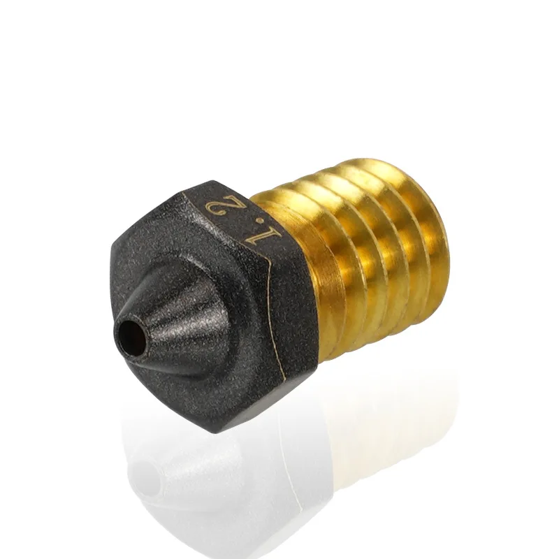 3D Printer Nozzle CHT High Flow Nozzle PTFE Coated Non Stick 0.2mm-1.2mm For 1.75MM Filament CR10S Ender-3 Extruder Printer Head