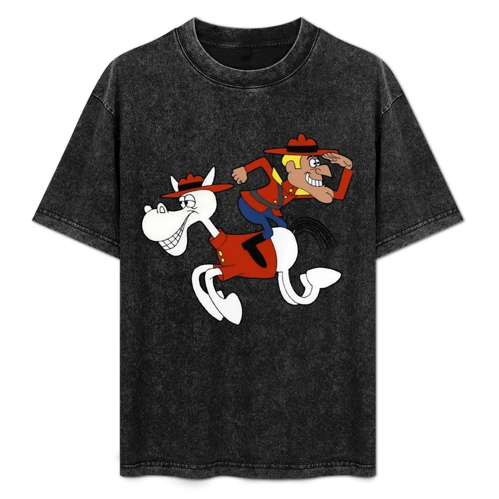Camiseta informal resistente a las manchas de Dudley Do-Right y Horse