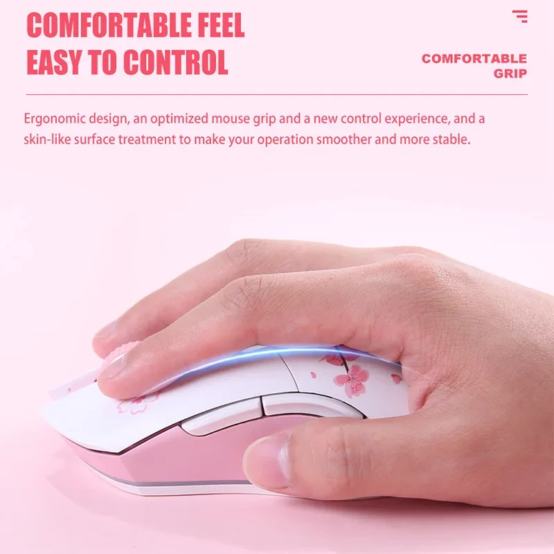 DAREU EM901X Wireless Mouse, 2.4G Wired Dual-mode Mice, AIM-WL 12000 DPI RGB Magnetic Charging Dock Gaming Mouse for PC Gamer