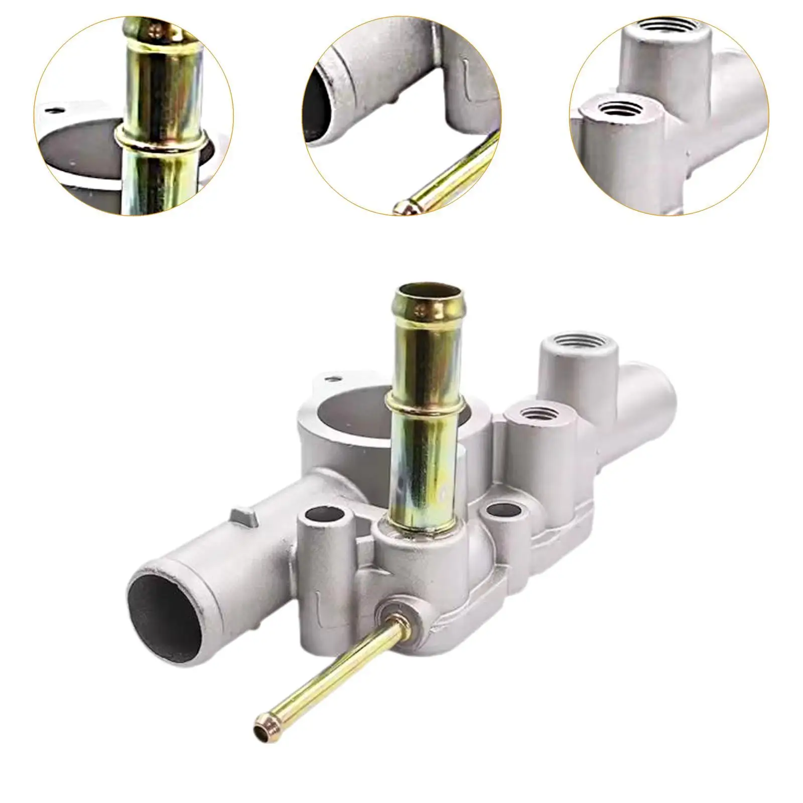 Engine Coolant Thermostat Housing Direct Replace Easy Installation Wear Resistant Repair for Truck Auto Accessories