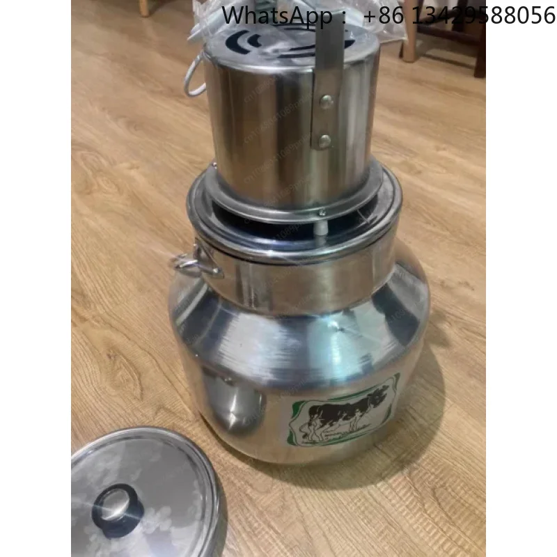 Electric Aluminum Butter Churn / Milk Mixer With Stainless Steel Lid