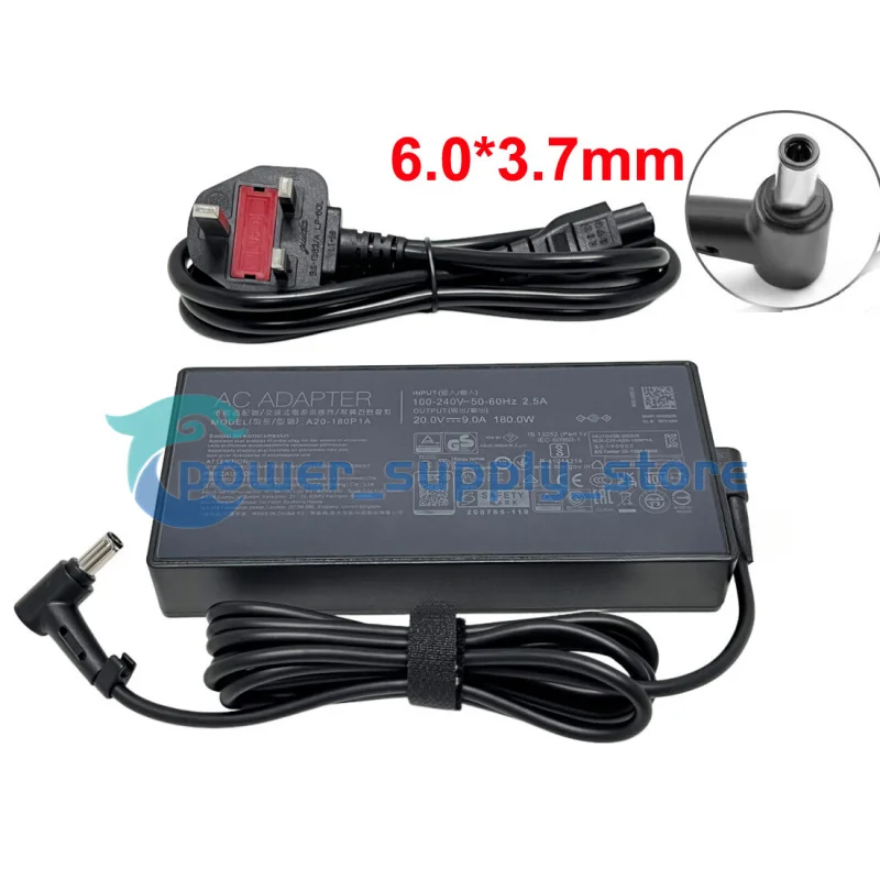 

Адаптер переменного тока мощностью 180 Вт A20-180P1A для ASUS FX705 FX705GM FX705GM-BI7N5