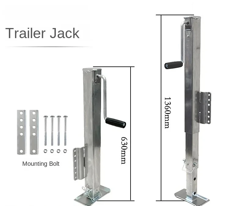 RV 2500 pounds galvanized side shake, trailer modified auto parts, three adjustable lift brackets