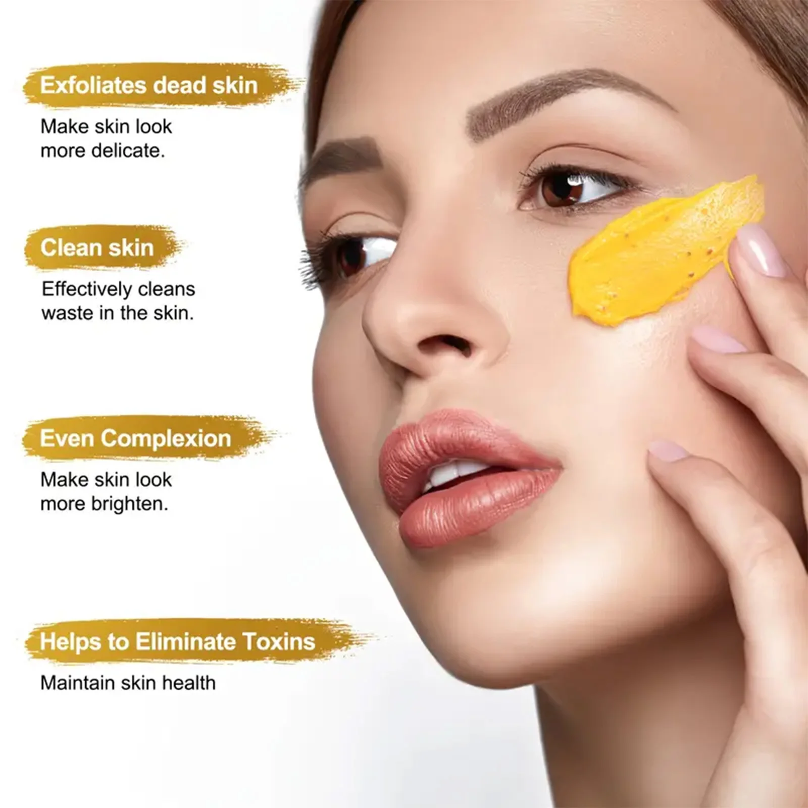 Turmeric and Vitamin C Anti-Aging Cream Moisturizing Anti-Wrinkle Collagen Hyaluronic Acid Cream Skin Care Cosmetics 50 ML