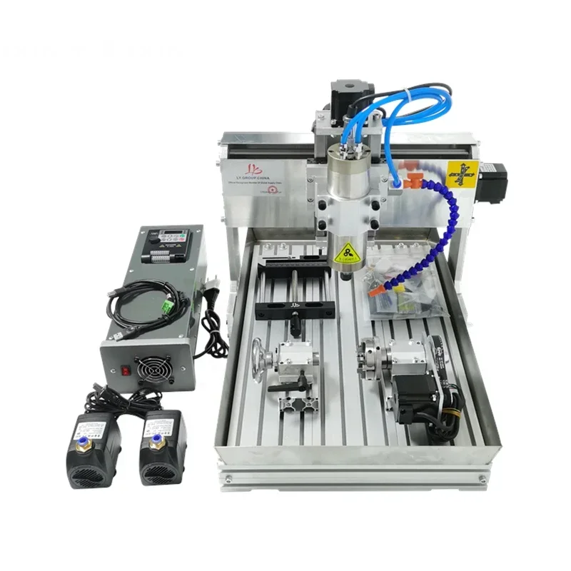 5 Axis CNC Router 3040 2200W 4 Axis Wood Engraver 6040 PCB Engraving 3020 PCB Drilling Milling Machine With Sink