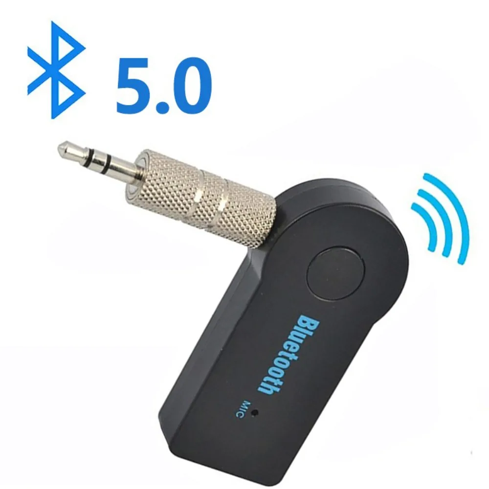 Bluetooth Car Adapter 3.5mm AUX Audio Stereo Music Home Wireless Receiver Microphone Receiver Consumer Electronics Accessories