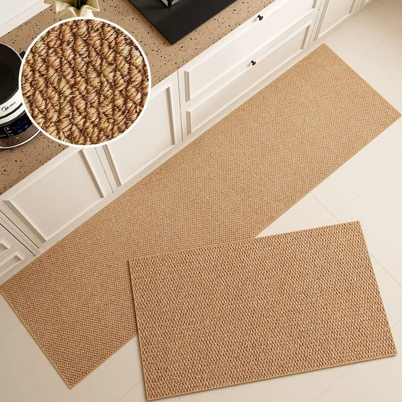 Japanese Style Kitchen Floor Mat High-density Pineapple Ring Water Absorbing Oil Resistant Rug Wear-resistant and Durable Mats