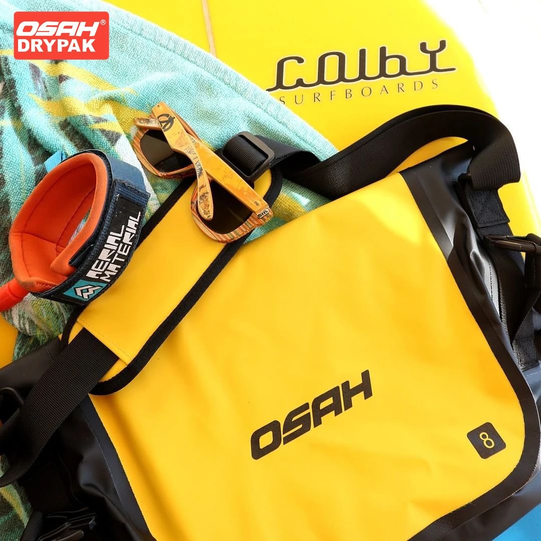 

OSAH Motorcycle Cycling Bag 8L Crossbody Bag Outdoor Men Women Riding Gears Package PVC Splash-proof Equipment Tools Pack