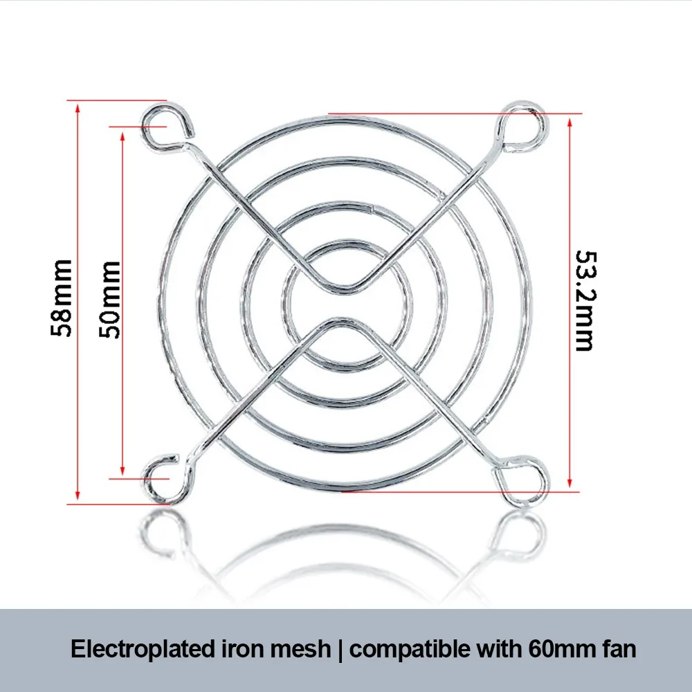 1Pcs New Metal Cooling Fan Grill Protective 40-220mm Mesh Cover Iron Nets for Computer Fan