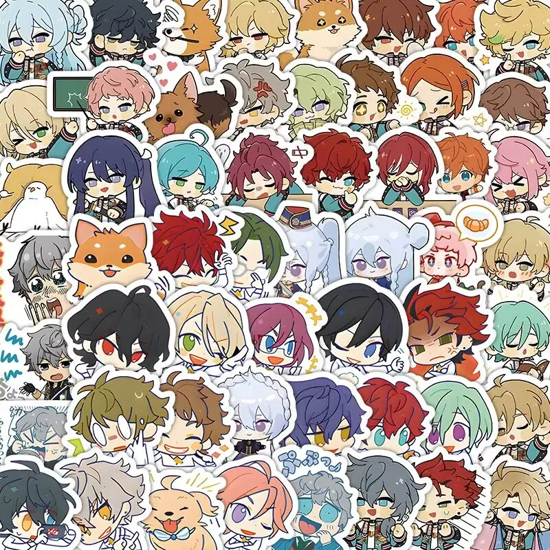 Ensemble Stars! Akehoshi Subaru Yuuki Makoto Anime Motorcycle Notebook Stickers Cup Waterproof Sticker Cell Phone Tablet Sticker