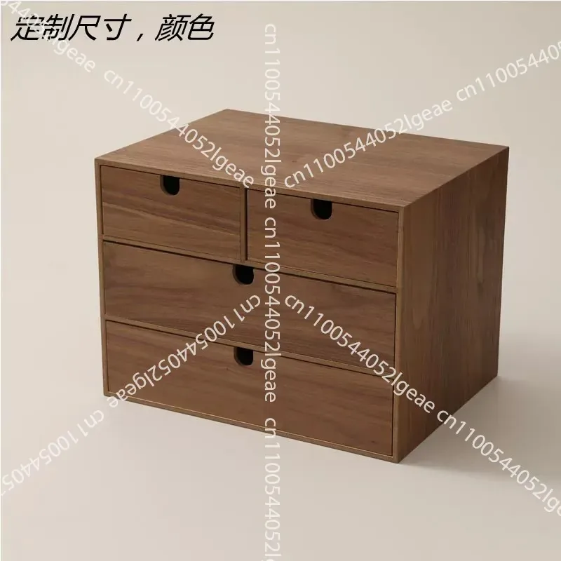Unprinted Wooden Desktop Storage Box, Drawer Storage Box, Wooden Storage Box, Office Environmentally Friendly
