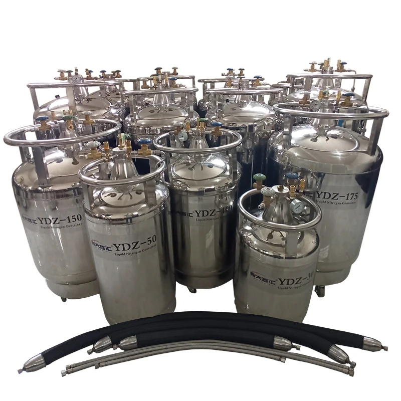 YDZ 100 self pressurized Nuclear magnetic resonance spectrometer Liquid nitrogen supply tank