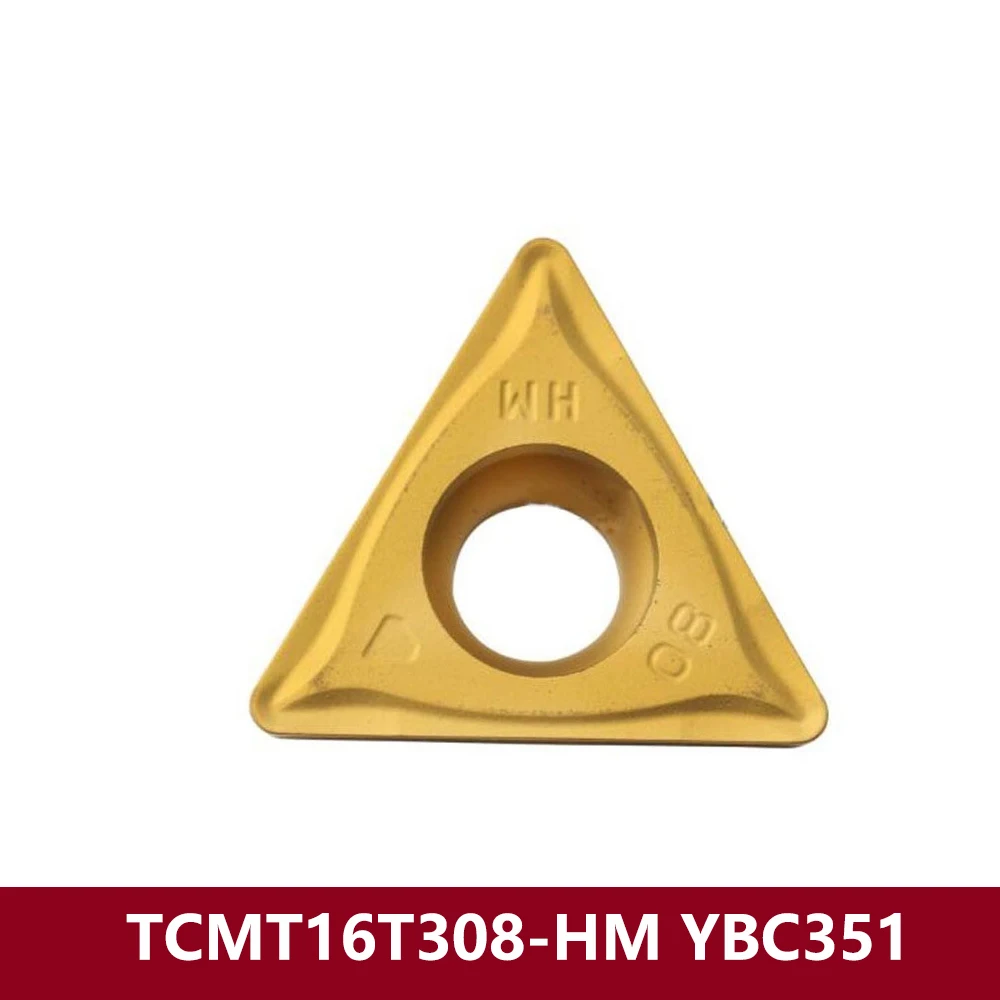 TCMT3(2.5)2-HM Metal Tools Original TCMT16T308-HM YBC351 Carbide Inserts TCMT16T308 TCMT 16T308 HM Turning Cutter TCMT16T3 Bar