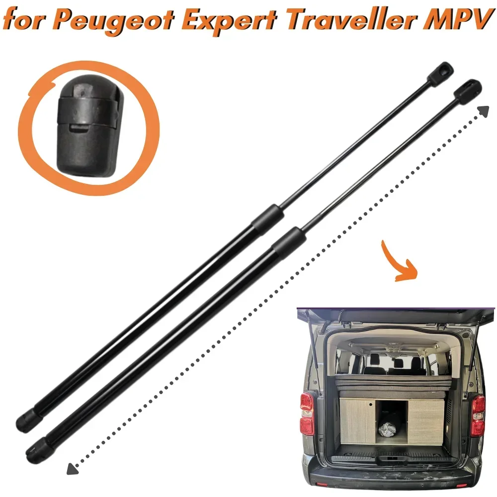 

Qty(2) Trunk Struts for Peugeot Expert Traveller MPV 2015-2021 9808749780 Rear Tailgate Boot Lift Support Spring Shock Absorber