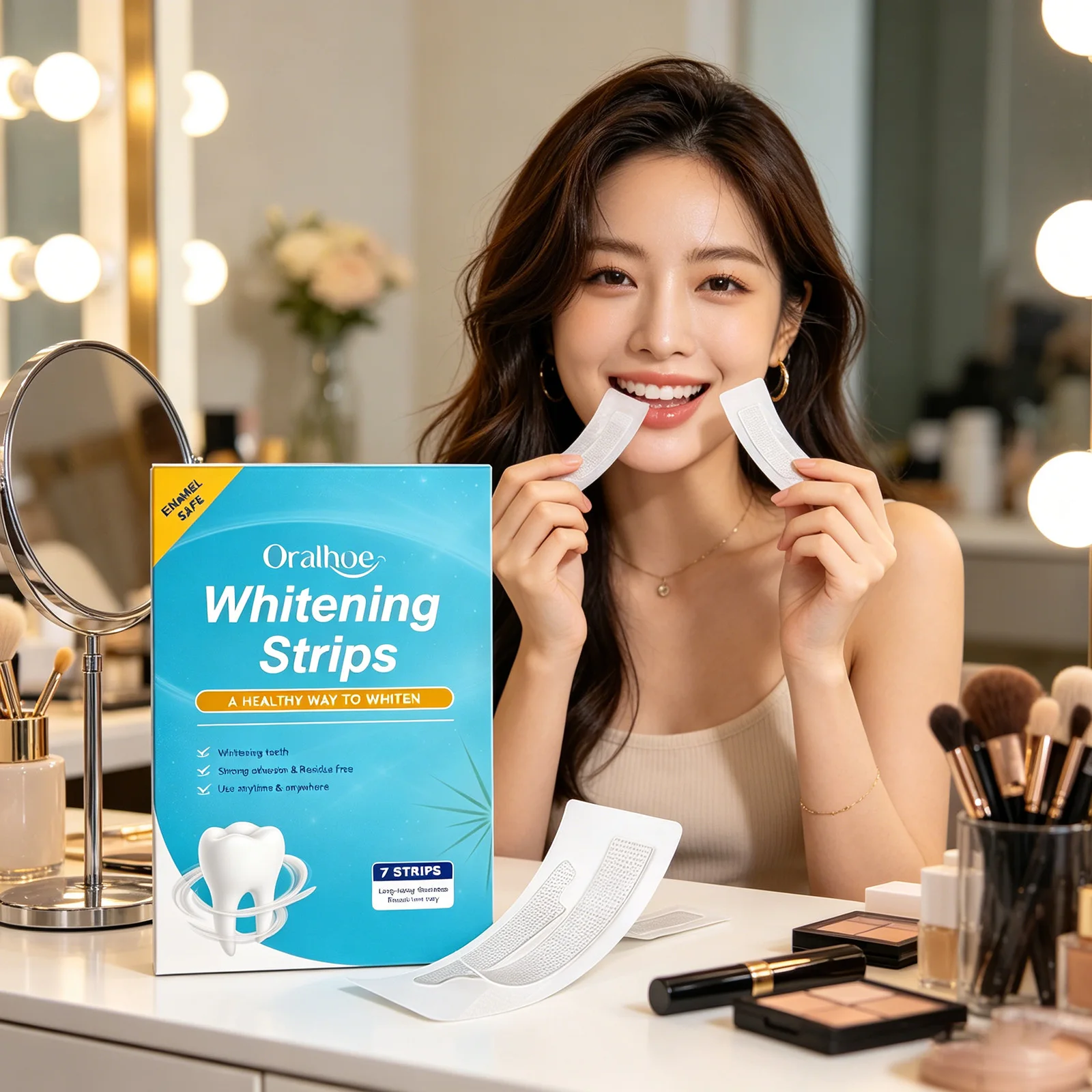 Oralhoe Teeth Whitening Strips - Teeth Whitening With Coconut Oil recension och pris
