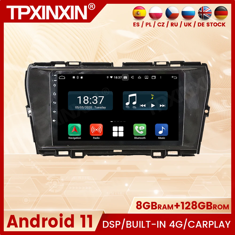 

Radio Coche With Bluetooth Carplay For SsangYong Korando 2019 2020 Automotive Multimedia 2 Din Android GPS Navi Player Autoradio