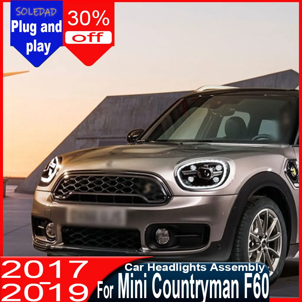 

Car Accessories Headlights For BMW Mini F60 2017 -2020 Modified With Arrow-Shaped LED Daytime Running Lights Turn Signals Light