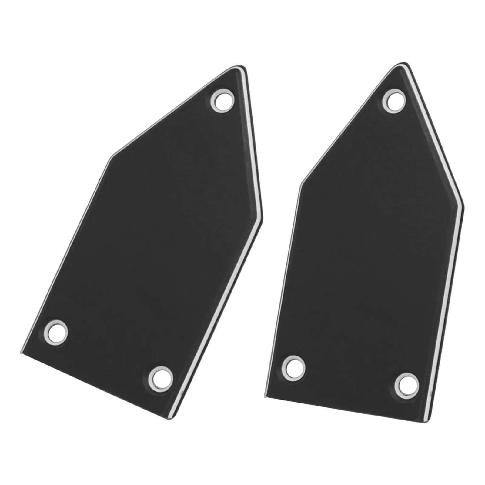 2 Pieces Electric Guitar Neck Plate Accessories for Guitar Masters Guitarist