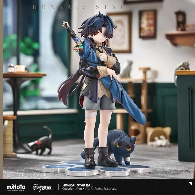 Pre Sale Honkai Star Rail Genuine miHoYo Official Little One Kitty Series Blade Figurine Ornaments Cosplay Secondary