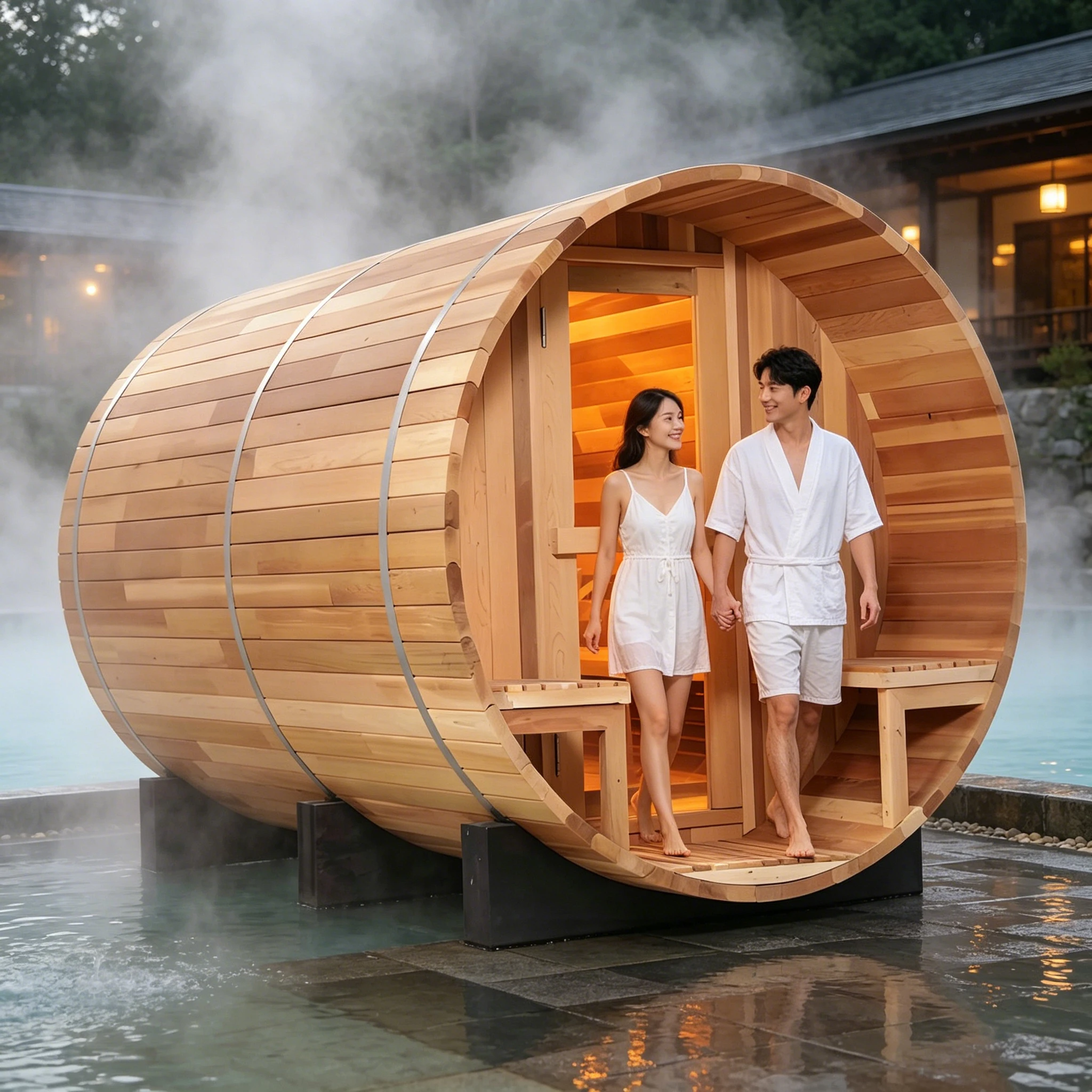 Spa Wellness Family - Garden Relaxation Sauna House Outdoor Timber