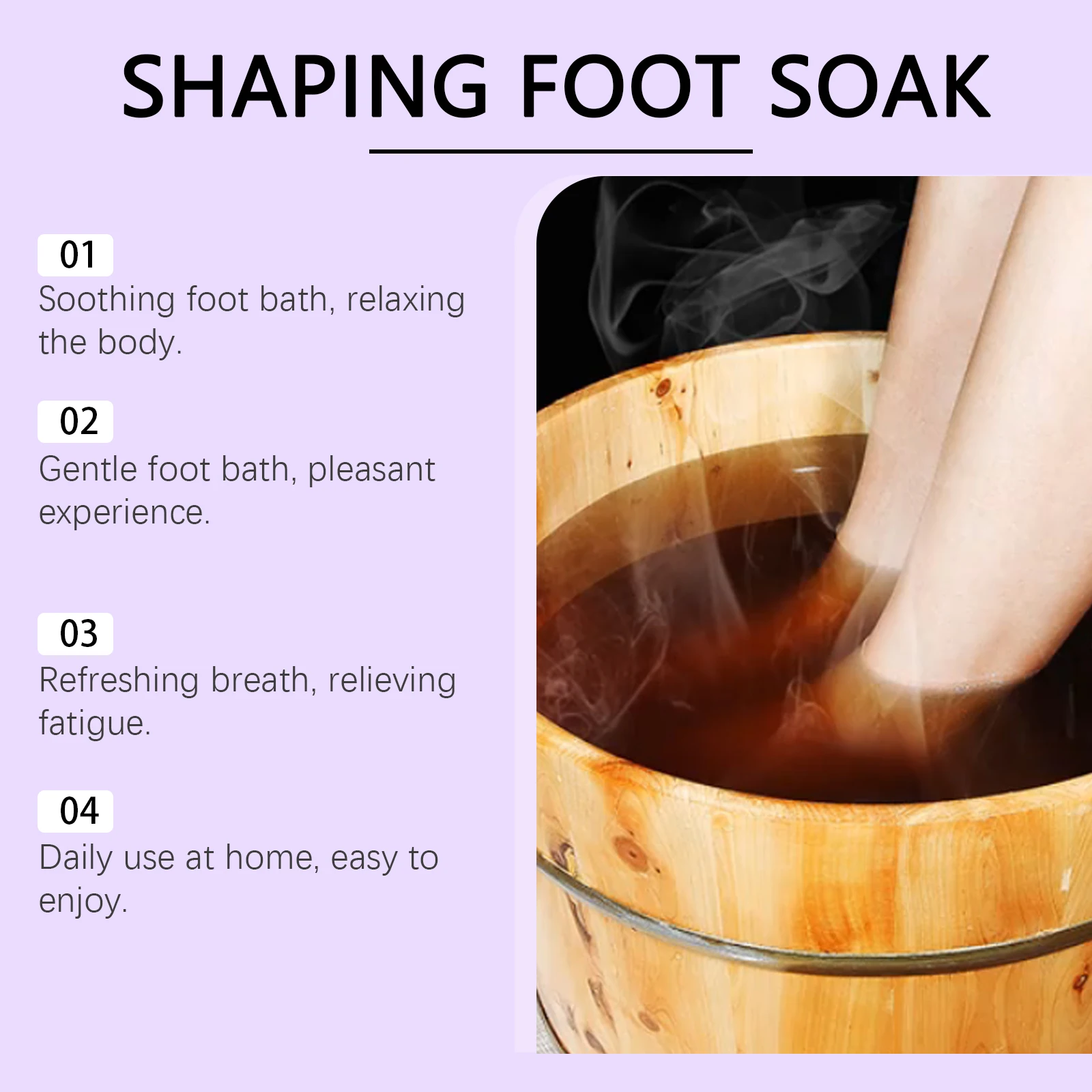 Body Detox Foot Bath Promote Lymphatic Drainage Improve Joint Discomfort Reduce Leg Pain Swelling Fat Burning Foot Soak Gel Bead - view 6
