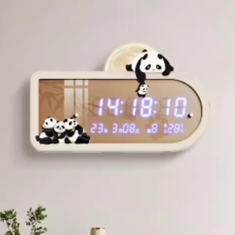 

LED Digital Wall Clock Quiet Oriental Art Design Mute Large Wall Watches Decoration Modern Minimalist Home Decor