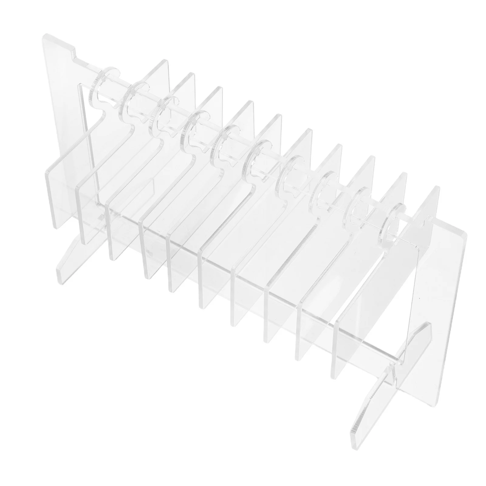 ชุดอุปกรณ์จัดเก็บเล็บอะคริลิค 1 ชุด รูปทรงไม้แขวนเสื้อขนาดเล็ก สำหรับจัดเก็บเล็บปลอม แบบใส สำหรับใช้ในร้านทำเล็บ