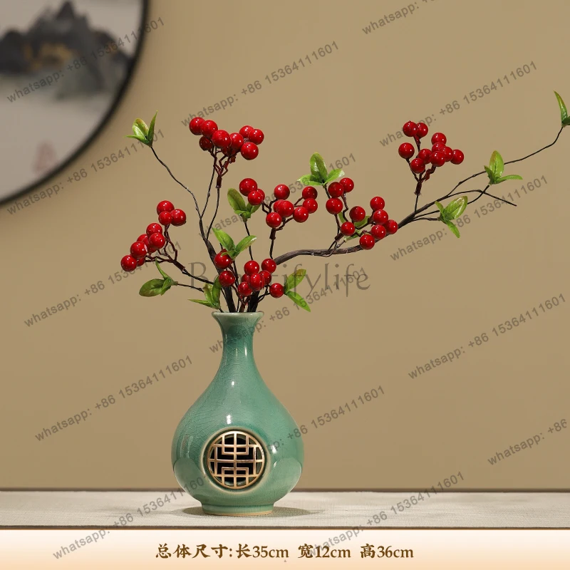 

Office Living Room Study Decoration High-end Wine Cabinet Ornament Curio Cabinet Entrance Decoration