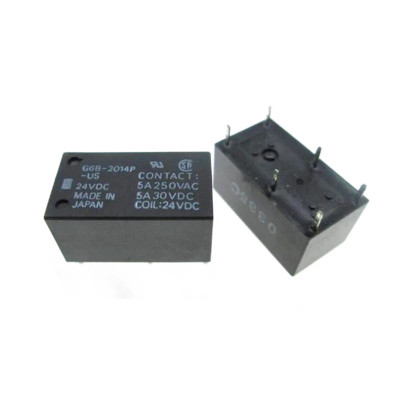 

NEW 24V relay G6B-2014P-US-24VDC G6B-2014P-US 24VDC G6B2014PUS G6B-2014P 24VDC DC24V 5A 250VAC 6PIN