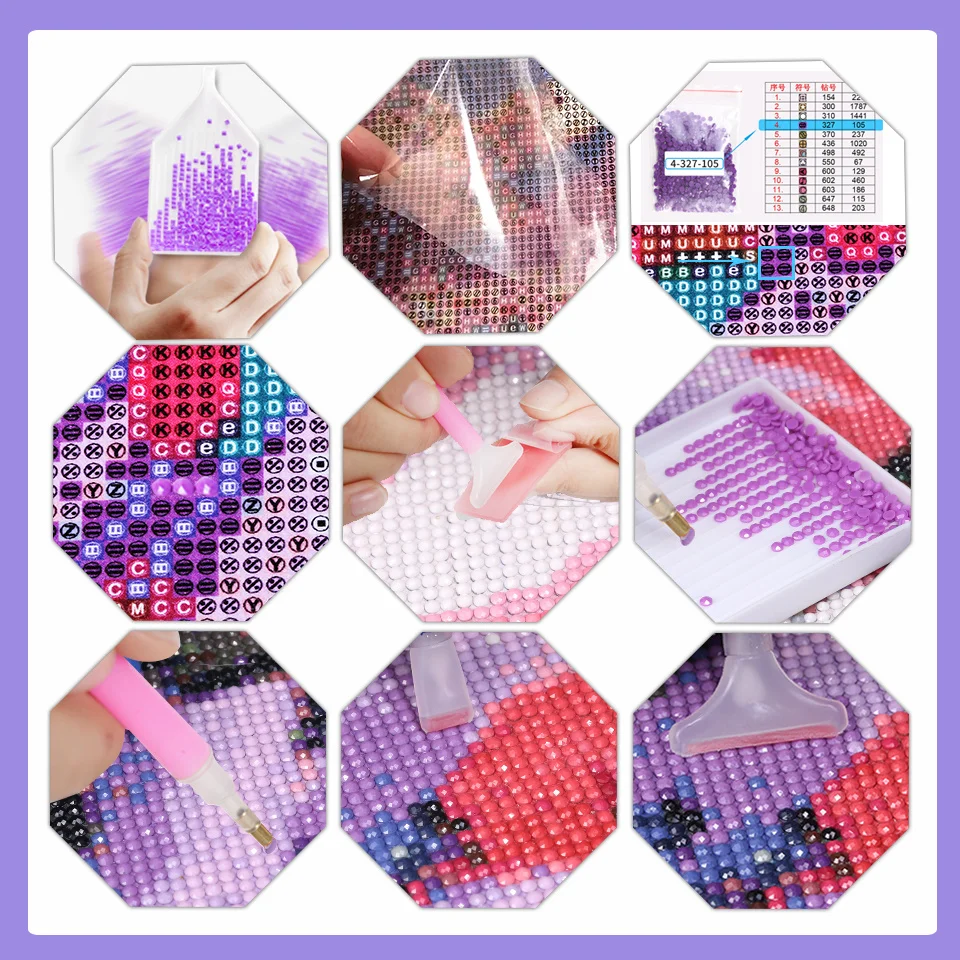 AZQSD Diamond Painting Full Drill Rose Flower Rhinestones Pictures 5d Diy Embroidery Floral 30x40cm Mosaic Cross Stitch Kits