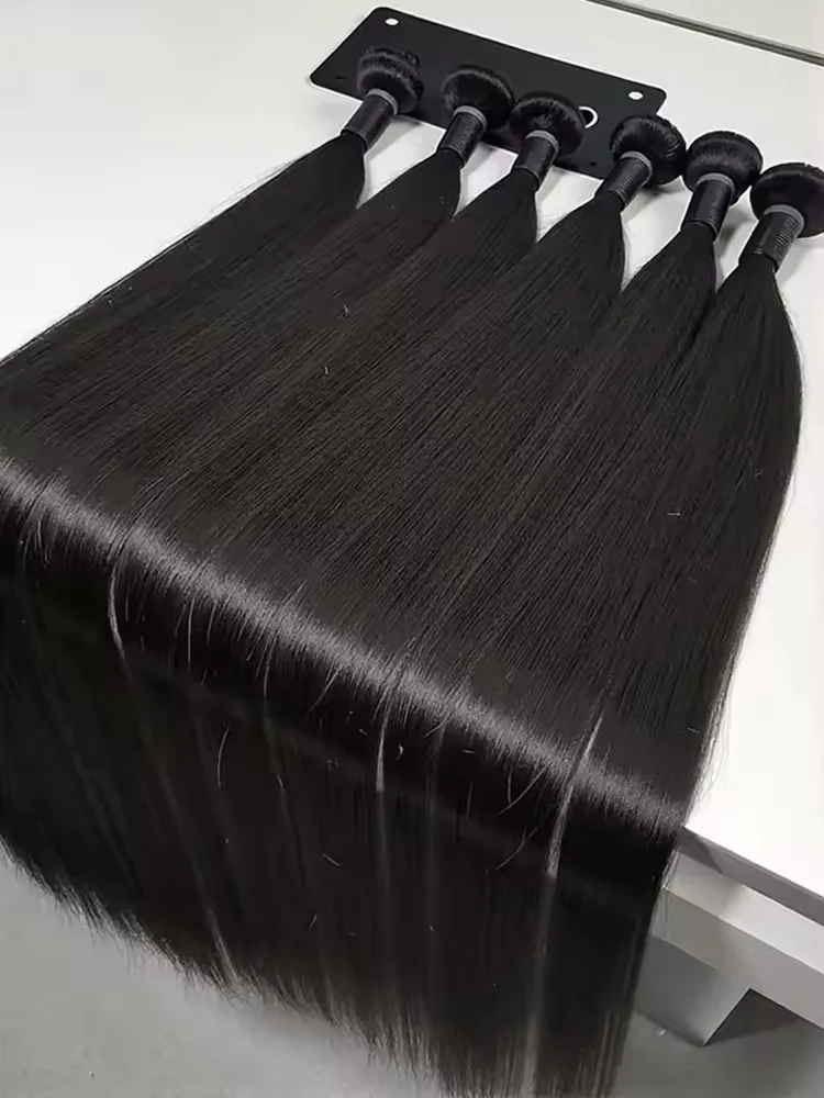

12-32 дюйма, 3 пучка, шелковистые черные бразильские прямые волосы для наращивания, 100% необработанные, необработанные, быстрого плетения, гладкие, блестящие