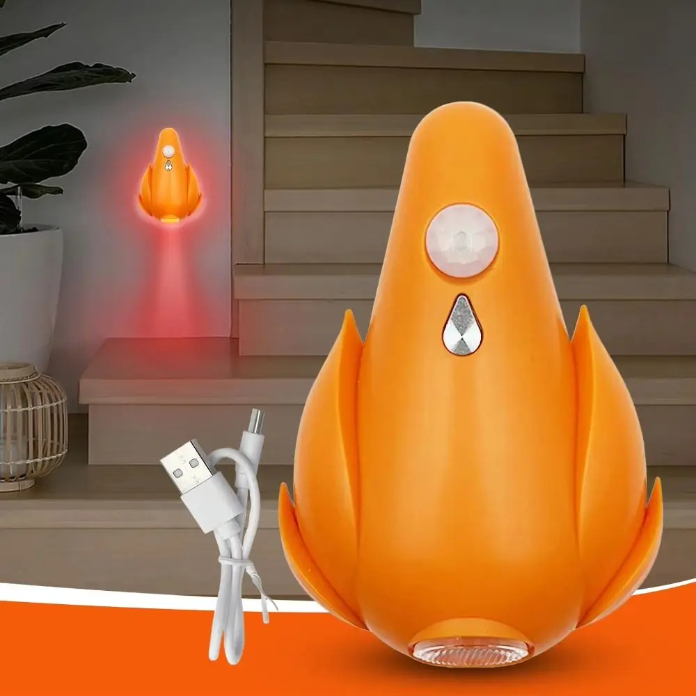 

USB Rechargeab Smart Motion Sensor Night Light 7Color Energy Saving Toilet Seat Lights Human Body Detection Ambient Lighting