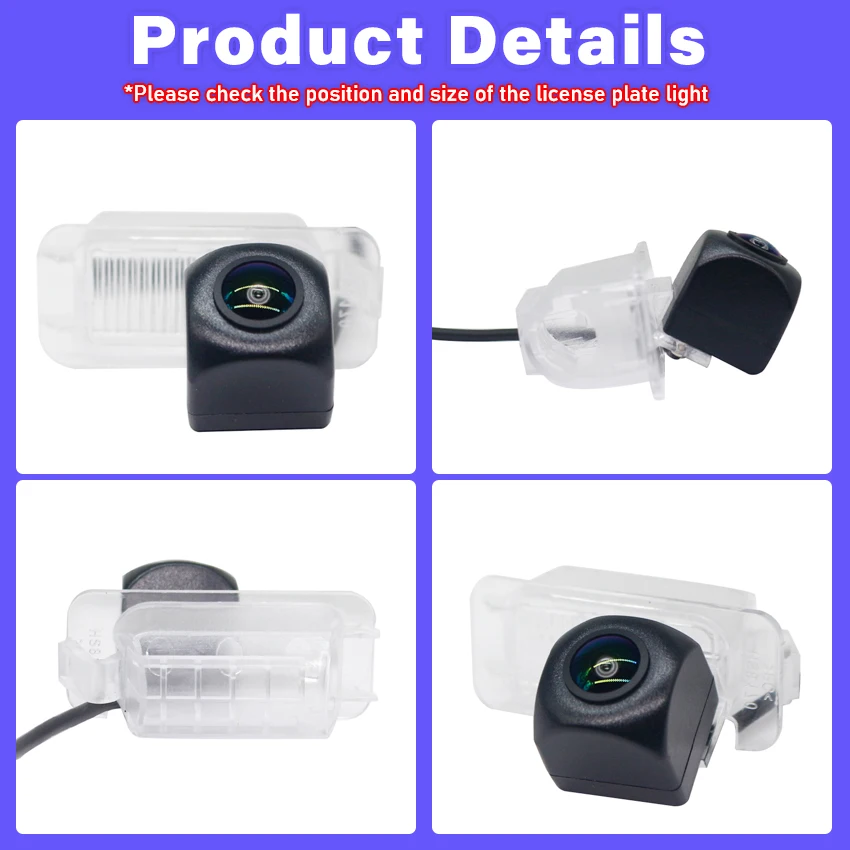AHD 1080P Rear View Camera For Ford Transit Custom 2013~2016 2017 2018 2019 Reverse Camera CCD Night Vision license plate Camera