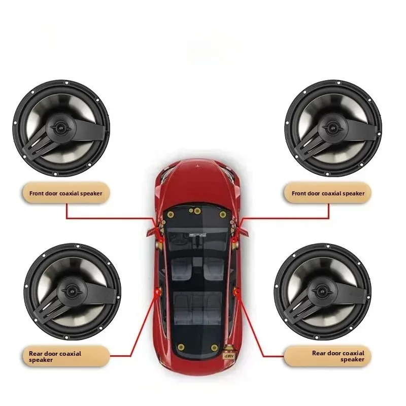 For Mitsubishi Outlander, front and rear door audio speakers, modified without damage