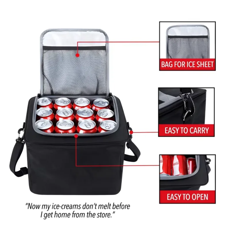 Car Trunk Organizer Foldable Heavy Duty Durable Sturdy Collapsible Reflective Strip Storage Box For Sedan SUV Truck