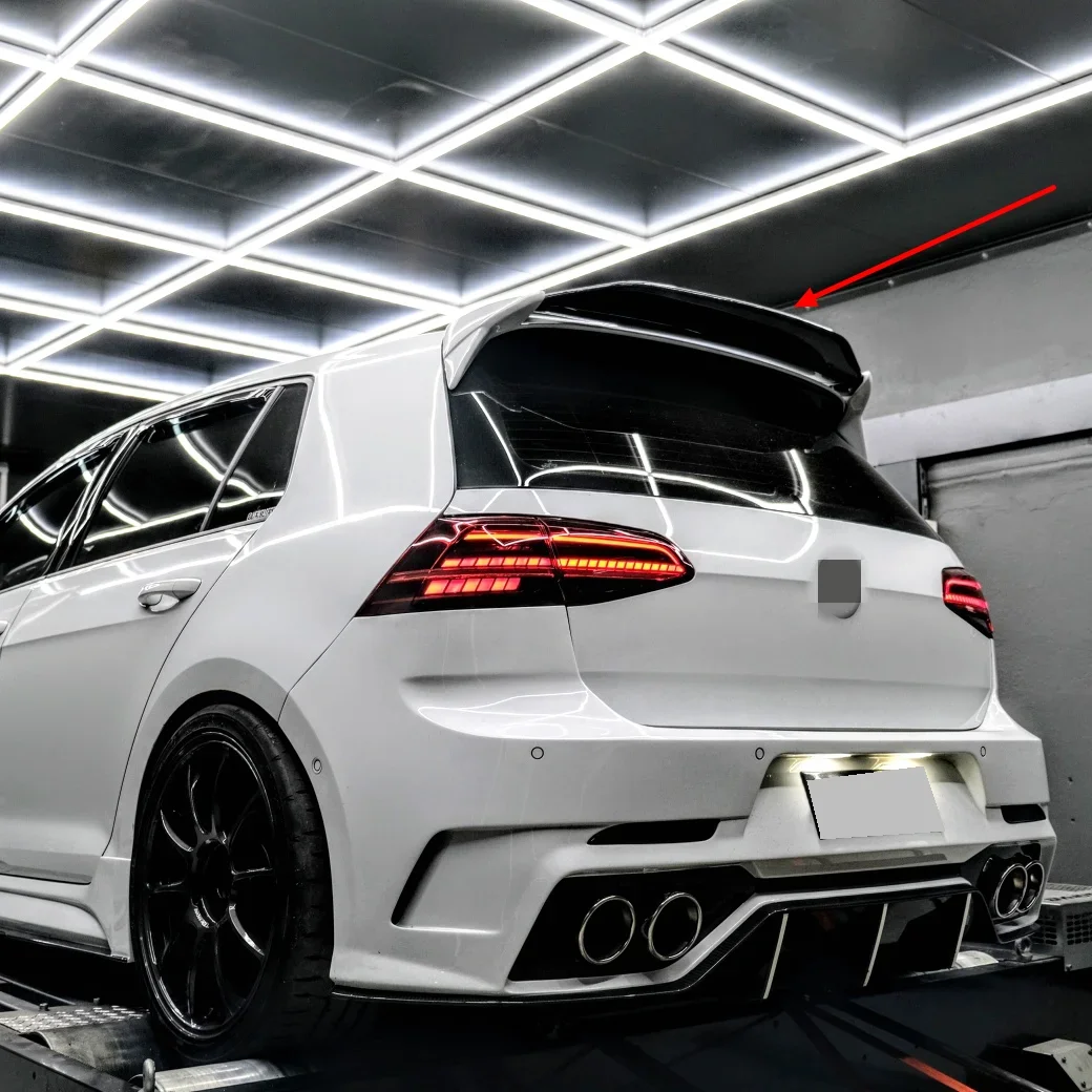 Für Volkswagen GOLF7 MK7 GOLF7.5 MK7.5 TSI TDI GTI GTE GTD R 2014-2019 Aspec Ppv400 Hohe Qualität ABS Auto Dach Spoiler