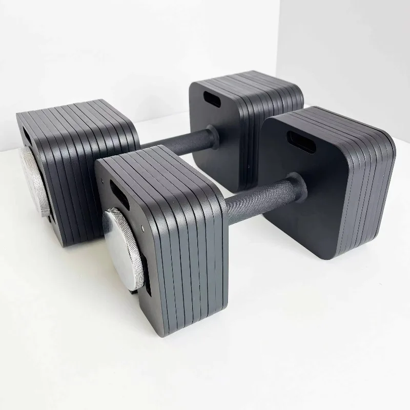 Verstellbare Quadratische Kurzhantel-Sets für Alle Fitnesslevel, Einfach zu Bedienen, 20Kg 36Kg