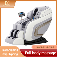 DAMEIDA Luxury Shiatsu Zero Gravity Massager Chair SL Track 4D Body Massager Chair Touch Massage Chair Bluetooth Music