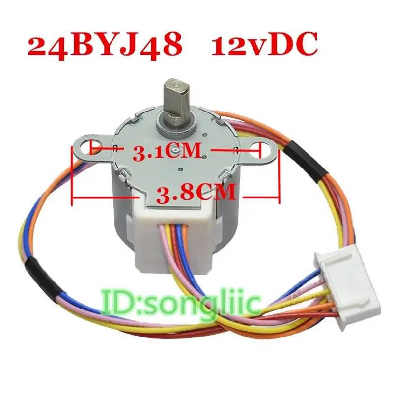 Motor escalonado de cc 12V para accesorios de aire acondicionado Hisense, Motor oscilante de sincronización GAL 24BYJ48, piezas