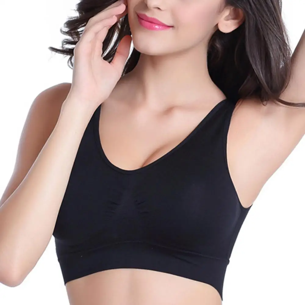 Fashion Tube Top Women Sexy Single Layer Seamless Bra Wireless Sports Yoga Shapewear Tube Top Intimate