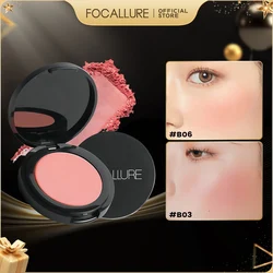 FOCALLURE 16 Kleuren Natuurlijke Matte Gezicht Blusher Voedende Facial Cheek Contour Perzik Blush Palet Vrouwen Poeder Make-Up Cosmetica