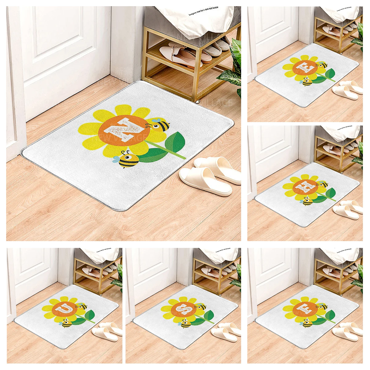 House carpet letter series Home doormat entrance Room Bathmat Footmat bathroom non-slip mat Kitchen water absorption mat