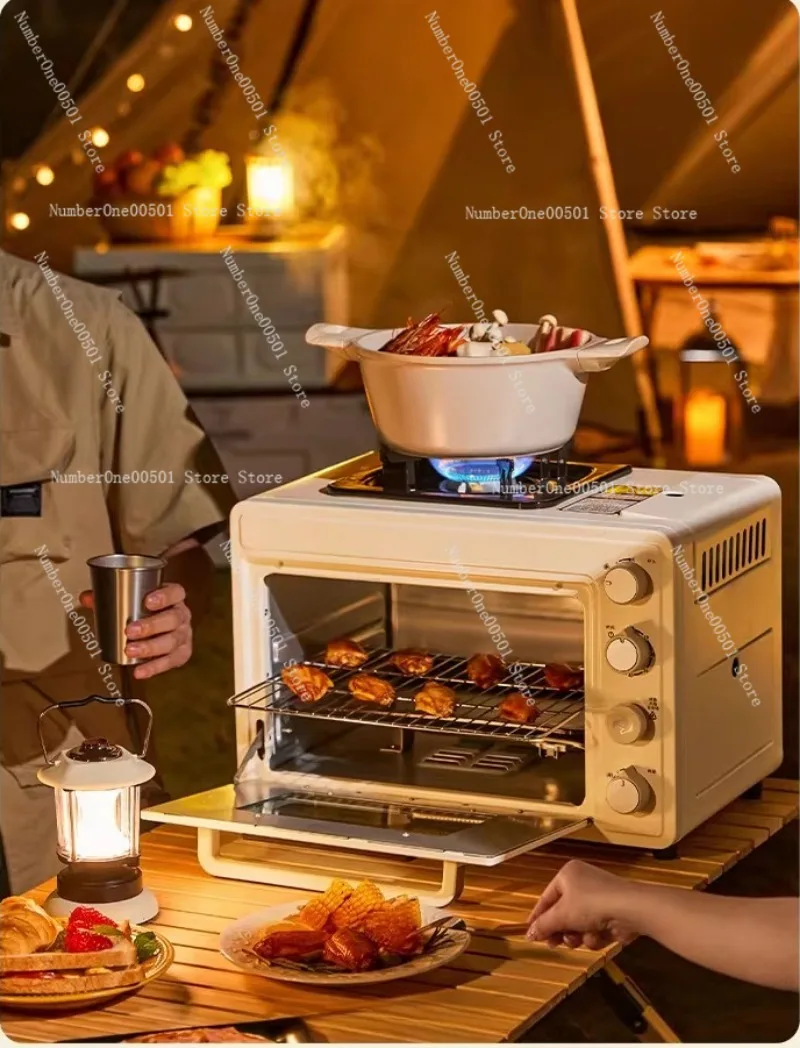 25-30L Portable Gas BBQ Grill Box for Outdoor Camping Multi Function Butane Stove