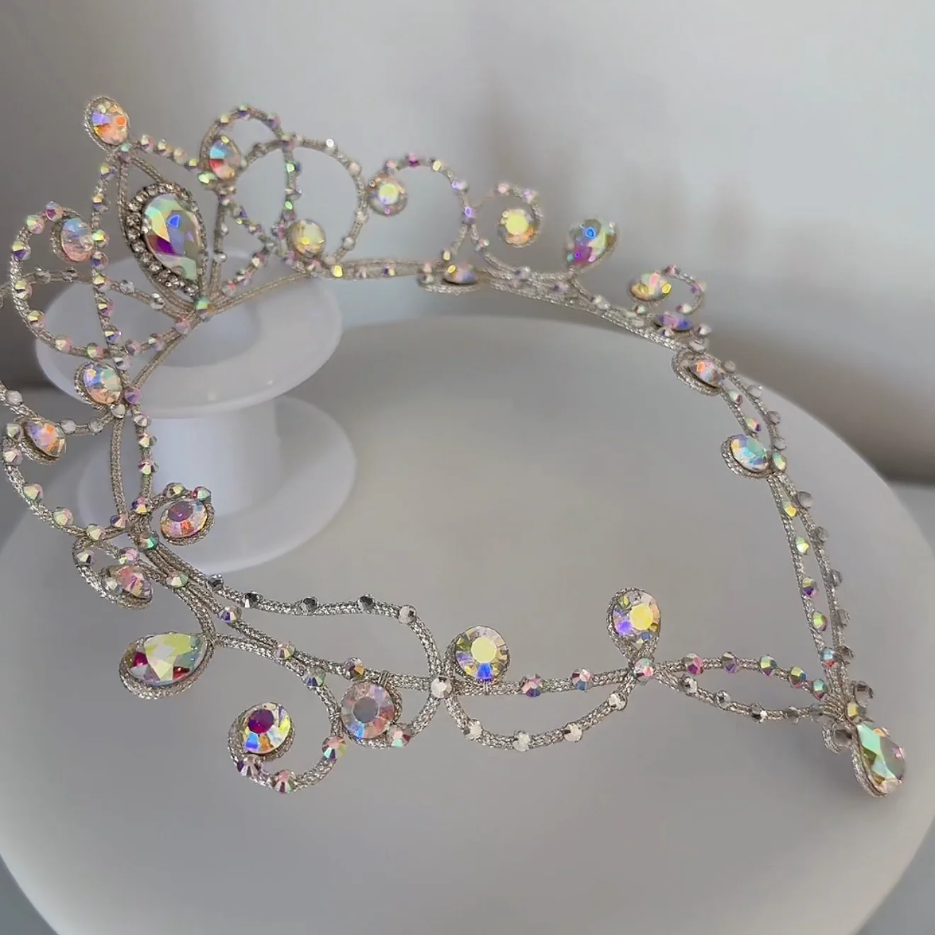 

Ballet headpiece crown, magic symbol integrated crown, silver fairy and other universal styles of Esmeralda.