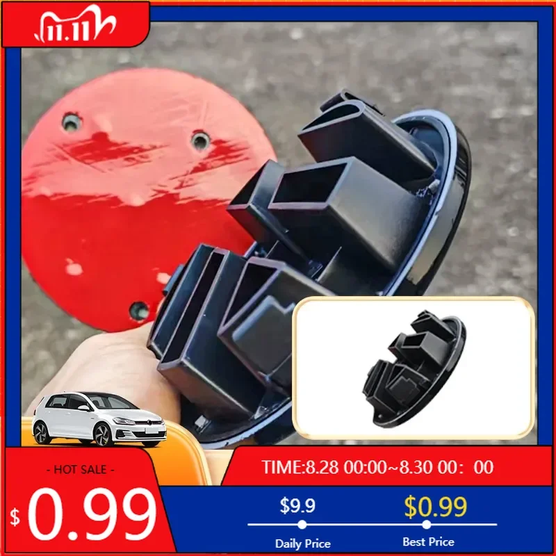 

Новые эмблемы-колпачки для колесных дисков VW GTI GOLF для VOLKSWAGEN VW 2026, 2 шт., комплект для замены: передняя эмблема 135 мм + задняя эмблема 130 мм