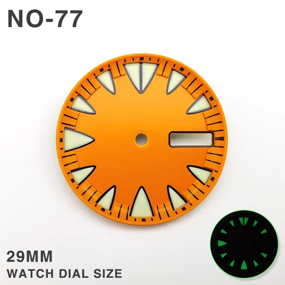 29MM Retrofit Parts NH36 Dial Luminous The watch literally fits the NH36/4R movement