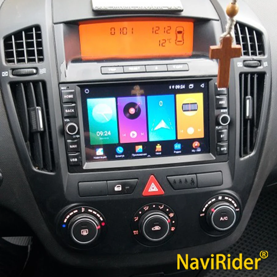 Android 14 autoradio gps für kia ceed 2007 2008 2009 drahtloses carplay fahrzeug multimedia stereo
