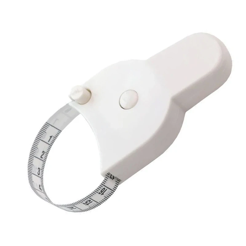 Self-tightening Body Measuring Tape Ruler 150cm/60 Inch Sewing Tailor Dressmaking Measure Ruler Meter Film for Waist Chest Legs