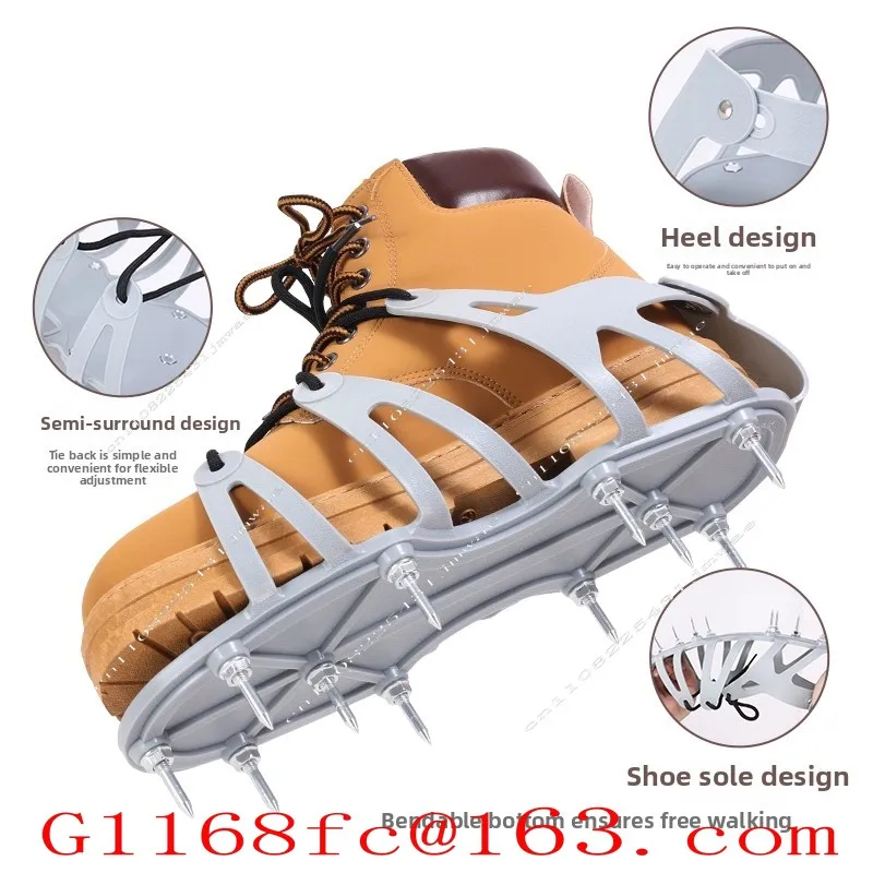 Flat Construction Nail Shoes with Integrated Nail Shoes, Easy To Wear, Sturdy and Durable, Lawn Ventilation Shoes