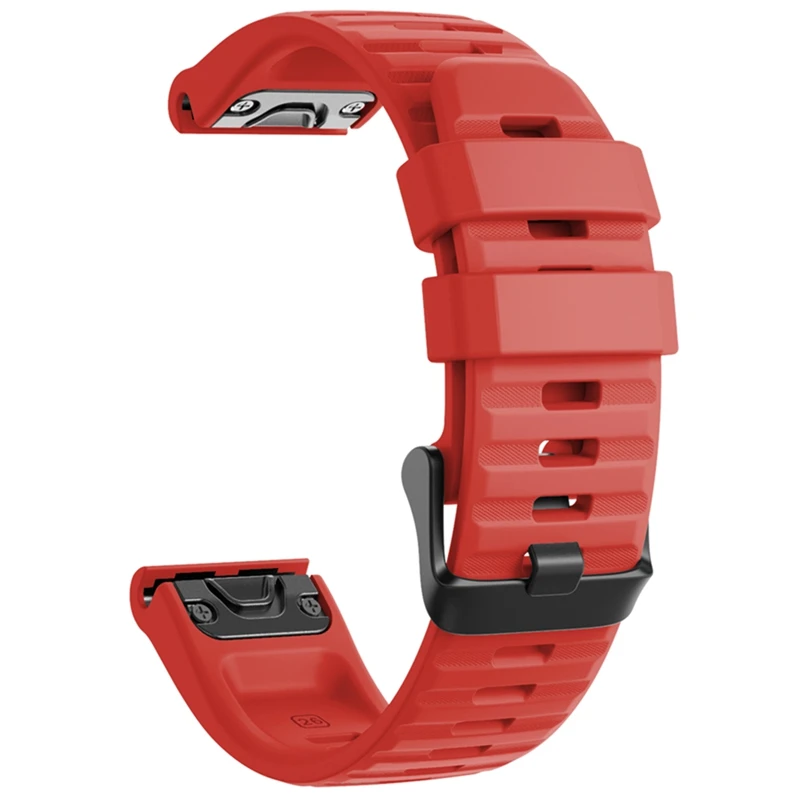 Pulseiras de relógio de silicone para Garmin Fenix, Pulseira Easyfit, Fenix 6X, 6Pro, 7X, 5, 5X Plus, Enduro 2, Pulseira Smartwatch, 26mm, 22mm